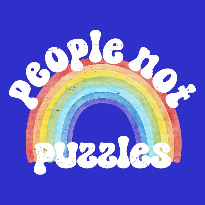 People Not Puzzles Autism Awareness Polo