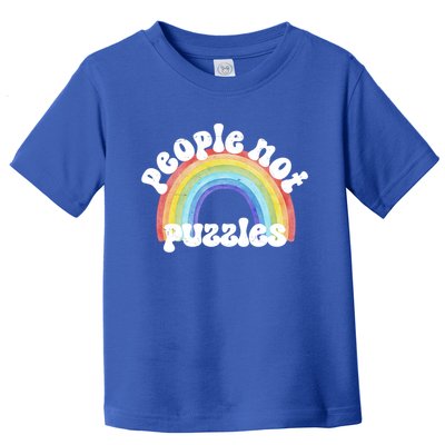 People Not Puzzles Autism Awareness Toddler T-Shirt