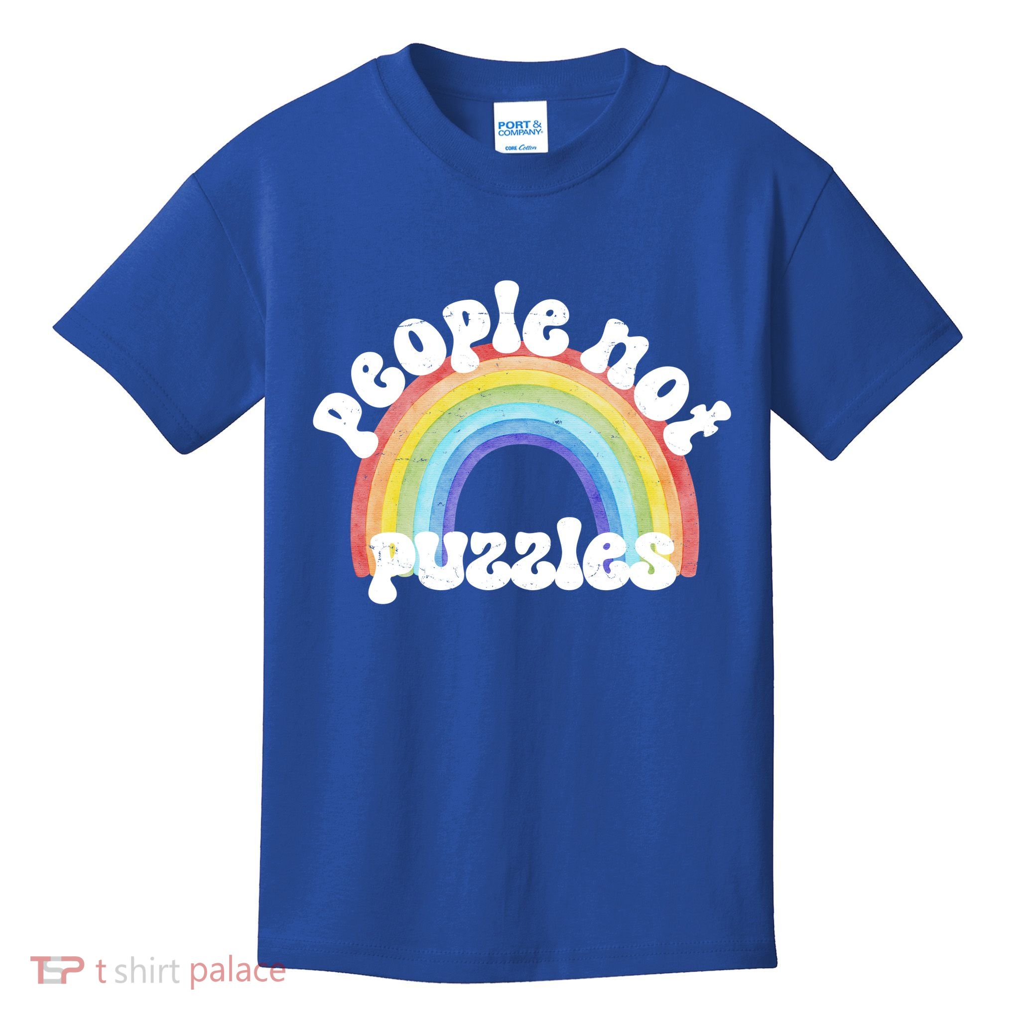 People Not Puzzles Autism Awareness Kids T-Shirt