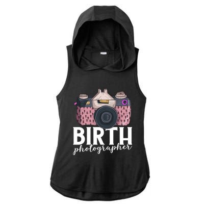 Photography Newborn Photographer Birth Photographer Cute Gift Ladies PosiCharge Tri-Blend Wicking Draft Hoodie Tank