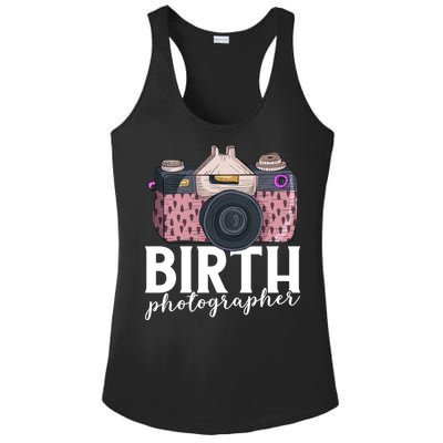 Photography Newborn Photographer Birth Photographer Cute Gift Ladies PosiCharge Competitor Racerback Tank