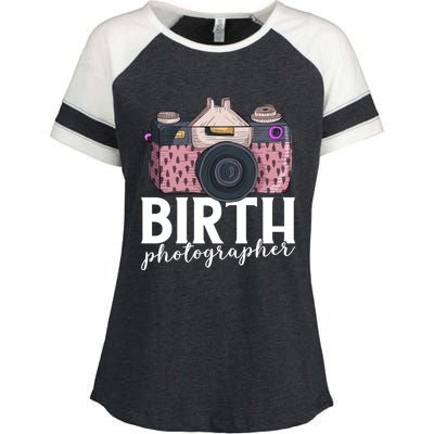 Photography Newborn Photographer Birth Photographer Cute Gift Enza Ladies Jersey Colorblock Tee