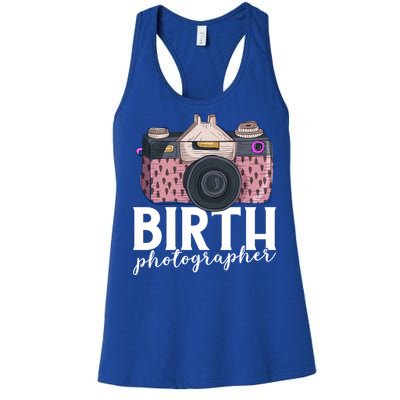 Photography Newborn Photographer Birth Photographer Cute Gift Women's Racerback Tank