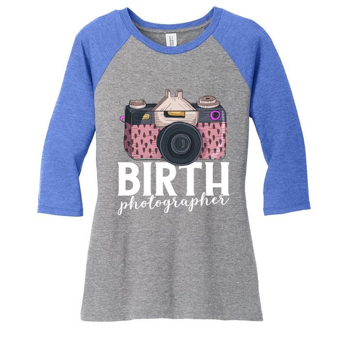 Photography Newborn Photographer Birth Photographer Cute Gift Women's Tri-Blend 3/4-Sleeve Raglan Shirt