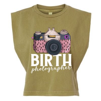 Photography Newborn Photographer Birth Photographer Cute Gift Garment-Dyed Women's Muscle Tee