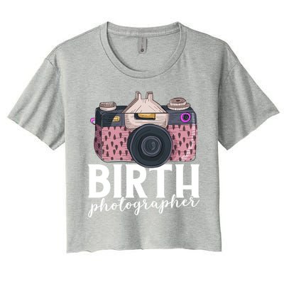 Photography Newborn Photographer Birth Photographer Cute Gift Women's Crop Top Tee