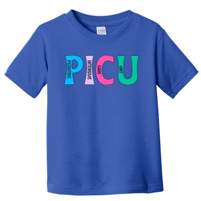 Picu Nurse Picu Nursing Pediatric Icu Nurse Gift Toddler T-Shirt