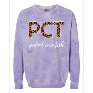 Pct Nurse Patient Care Technician Gift Colorblast Crewneck Sweatshirt