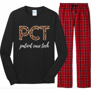 Pct Nurse Patient Care Technician Gift Long Sleeve Pajama Set