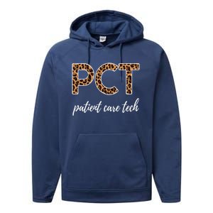 Pct Nurse Patient Care Technician Gift Performance Fleece Hoodie