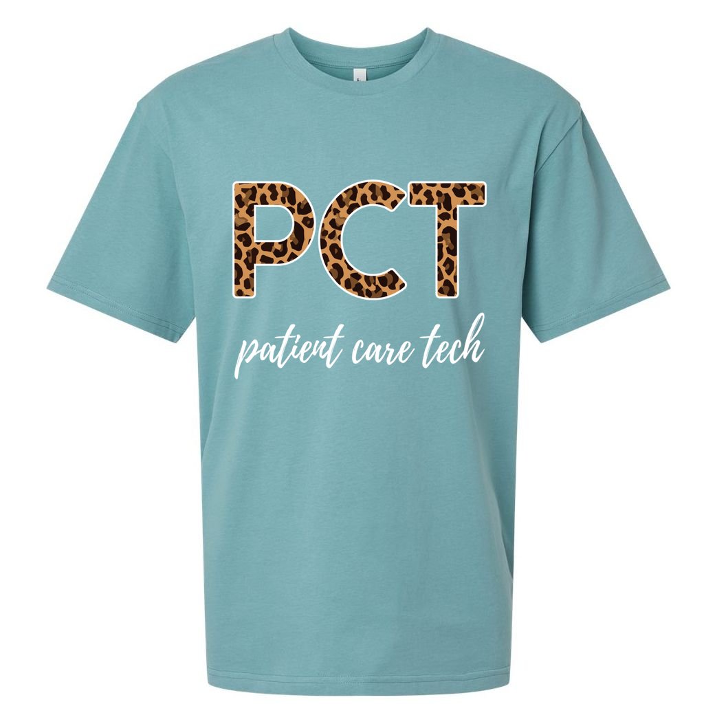 Pct Nurse Patient Care Technician Gift Sueded Cloud Jersey T-Shirt