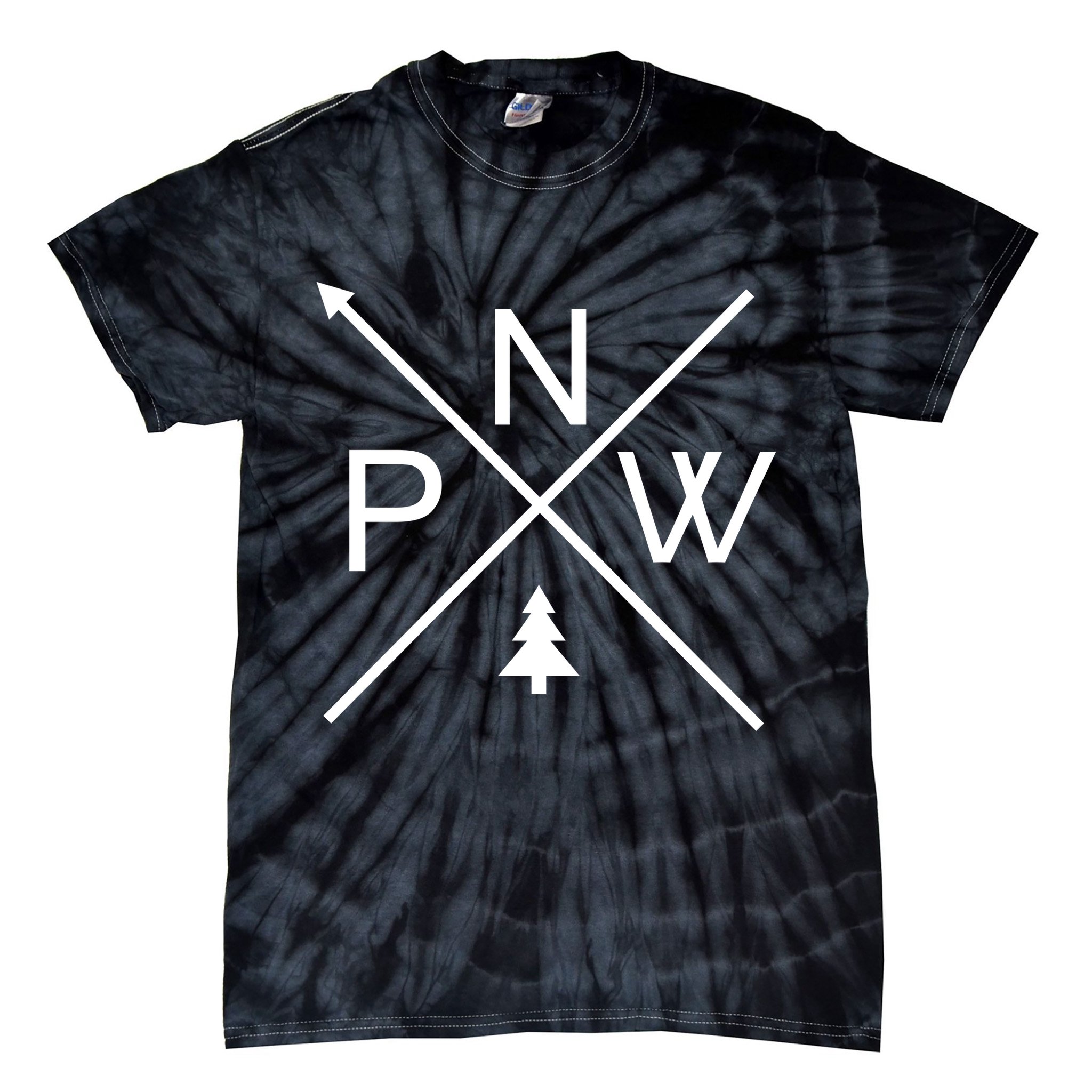 Pacific Northwest Pride PNW Tie-Dye T-Shirt