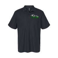 Pacific Northwest PNW Pine Trees Mountains Gift Softstyle Adult Sport Polo