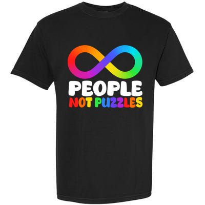 People Not Puzzles Autism Awareness Garment-Dyed Heavyweight T-Shirt