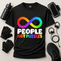 People Not Puzzles Autism Awareness Cooling Performance Crew T-Shirt