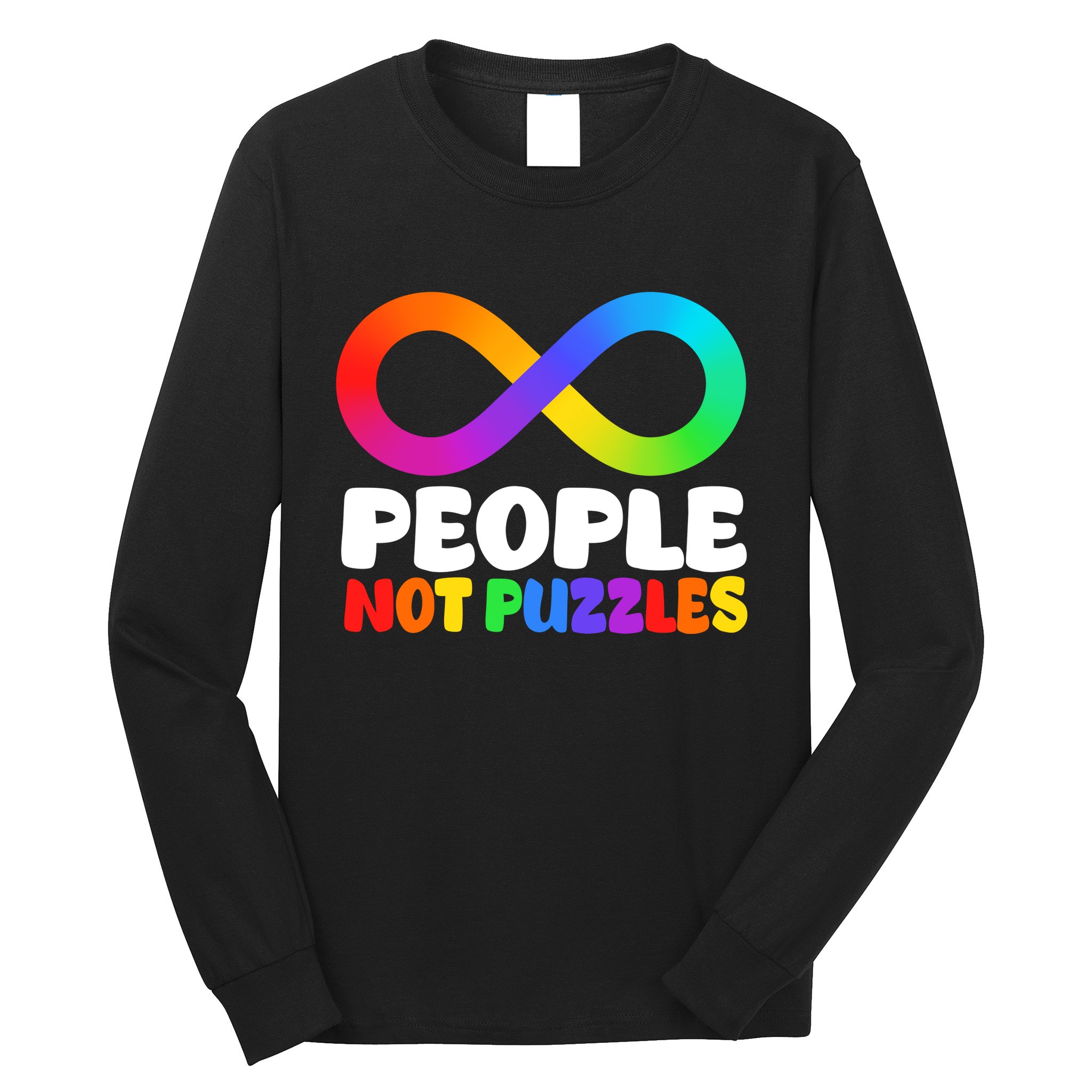 People Not Puzzles Autism Awareness Long Sleeve Shirt