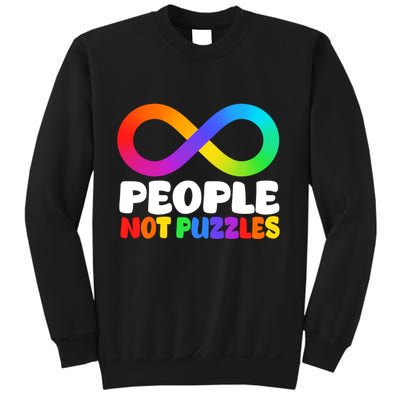People Not Puzzles Autism Awareness Sweatshirt