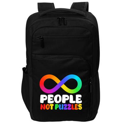 People Not Puzzles Autism Awareness Impact Tech Backpack