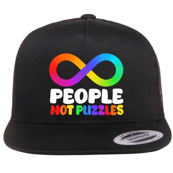 People Not Puzzles Autism Awareness Flatbill Hat