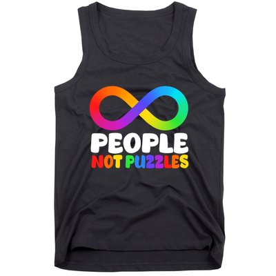 People Not Puzzles Autism Awareness Tank Top