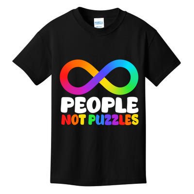 People Not Puzzles Autism Awareness Kids T-Shirt