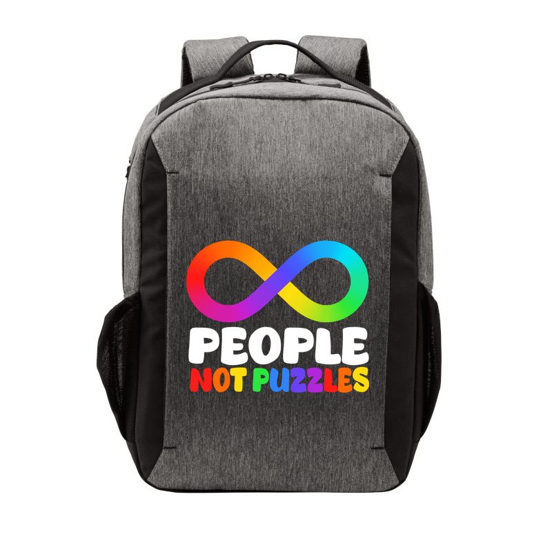 People Not Puzzles Autism Awareness Vector Backpack