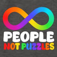People Not Puzzles Autism Awareness Vector Backpack
