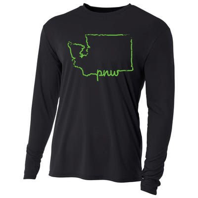 Pacific Northwest Pnw State Of Washington Sounders Pride Cooling Performance Long Sleeve Crew