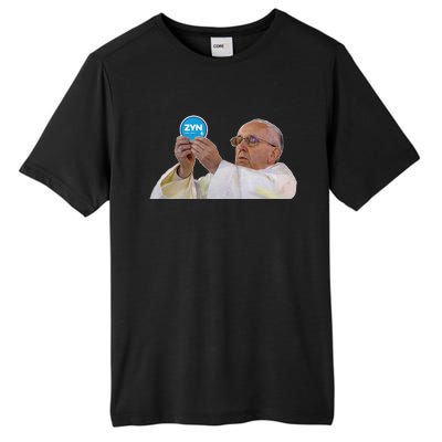 Pope Nicotine Pouch Lip Pillow Funny Religious Design Tall Fusion ChromaSoft Performance T-Shirt