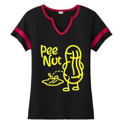 Pee Nut Peenut Peanut Socket Ladies Halftime Notch Neck Tee