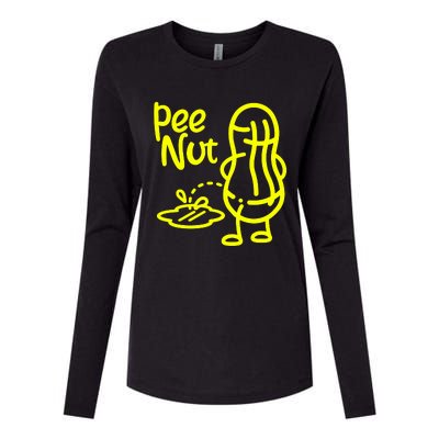 Pee Nut Peenut Peanut Socket Womens Cotton Relaxed Long Sleeve T-Shirt