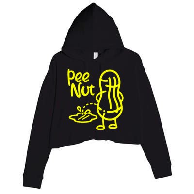 Pee Nut Peenut Peanut Socket Crop Fleece Hoodie