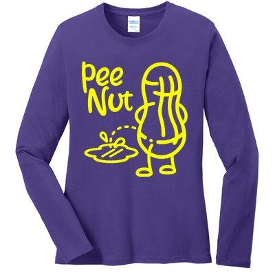 Pee Nut Peenut Peanut Socket Ladies Long Sleeve Shirt