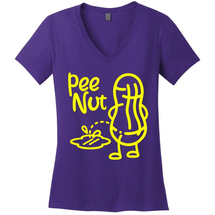 Pee Nut Peenut Peanut Socket Women's V-Neck T-Shirt