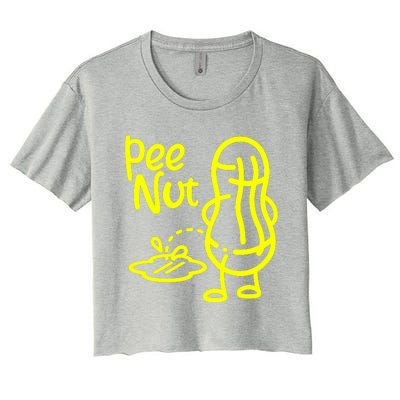 Pee Nut Peenut Peanut Socket Women's Crop Top Tee