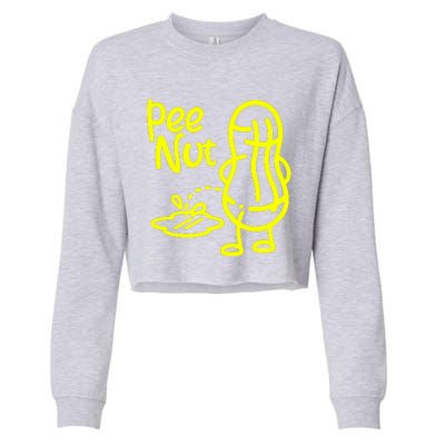 Pee Nut Peenut Peanut Socket Cropped Pullover Crew