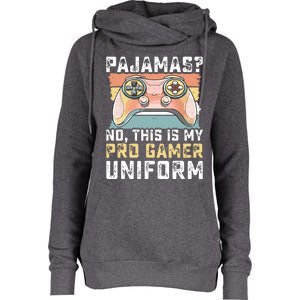 Pajamas No Pro Gamer Funny Video Games Teens Gaming Womens Funnel Neck Pullover Hood