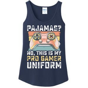 Pajamas No Pro Gamer Funny Video Games Teens Gaming Ladies Essential Tank