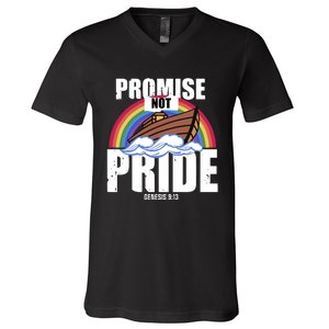 Promise Not Pride 9 13 V-Neck T-Shirt