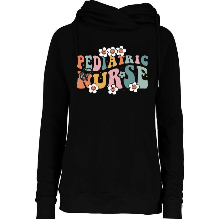 Pediatric Nurse PEDS Nursing School NICU Nurse RN Grad Womens Funnel Neck Pullover Hood