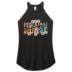 Pediatric Nurse PEDS Nursing School NICU Nurse RN Grad Women's Perfect Tri Rocker Tank