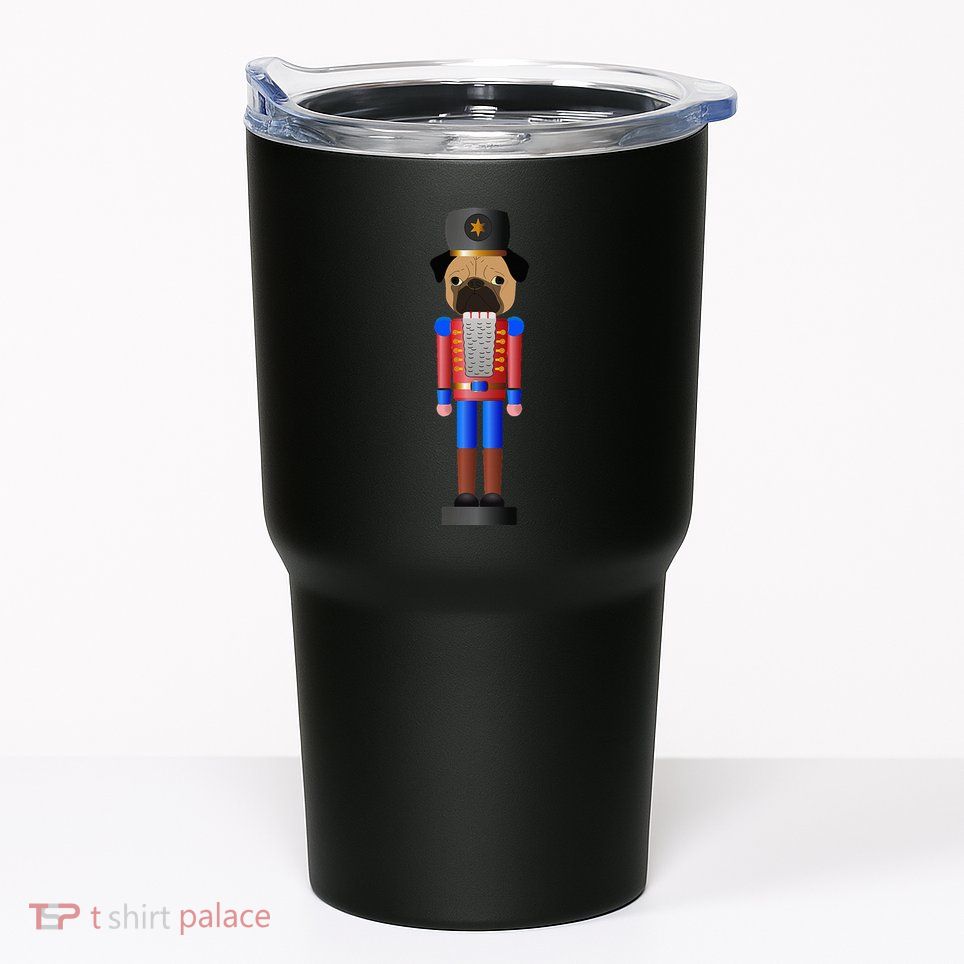 Pug Nutcracker Pets Soldier Dogs Lover Gift Tumbler