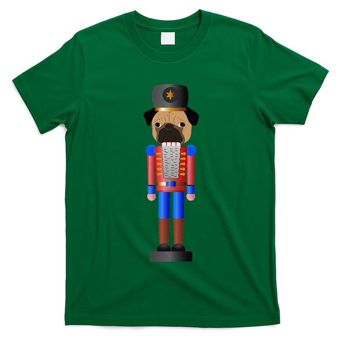 Pug Nutcracker Pets Soldier Dogs Lover Gift T-Shirt