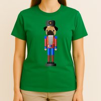 Pug Nutcracker Pets Soldier Dogs Lover Gift T-Shirt