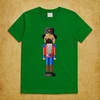 Pug Nutcracker Pets Soldier Dogs Lover Gift T-Shirt
