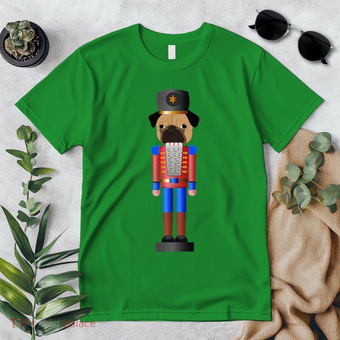 Pug Nutcracker Pets Soldier Dogs Lover Gift Premium T-Shirt