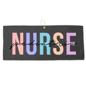 Pediatric Nurse Practitioner Peds Cool Gift Large Microfiber Waffle Golf Towel