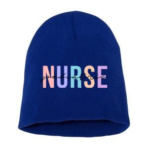 Pediatric Nurse Practitioner Peds Cool Gift Short Acrylic Beanie