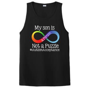 People Not Puzzles Autism Mom Mama Son Cool Gift PosiCharge Competitor Tank