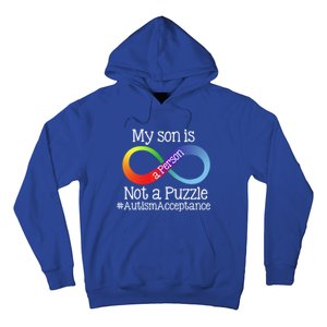 People Not Puzzles Autism Mom Mama Son Cool Gift Hoodie